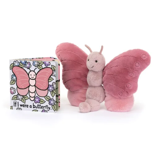 If I Were A Butterfly Book and Beatrice Butterfly<Jellycat New