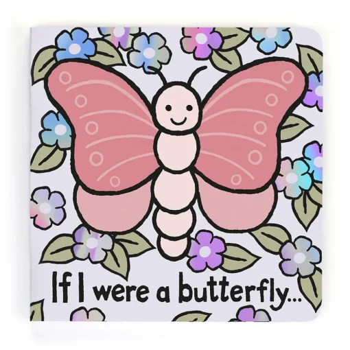 If I Were A Butterfly Book and Beatrice Butterfly<Jellycat New